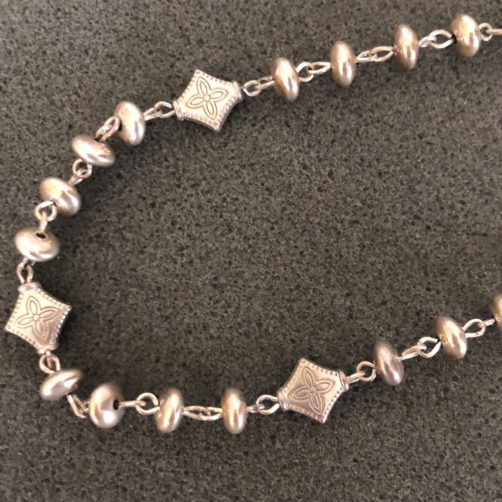 2 Matching Silver Necklaces by Chaps - Picture 8 of 14